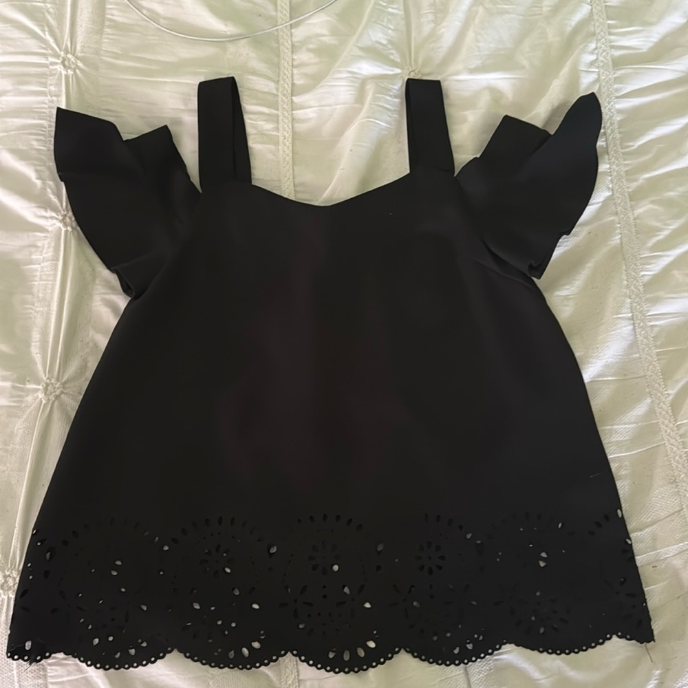 Blue Rain Black Top